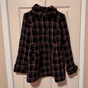 Black and Pink Tweed Jacket